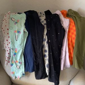 Grab bag of 4/5 kids leggings & stretch pants